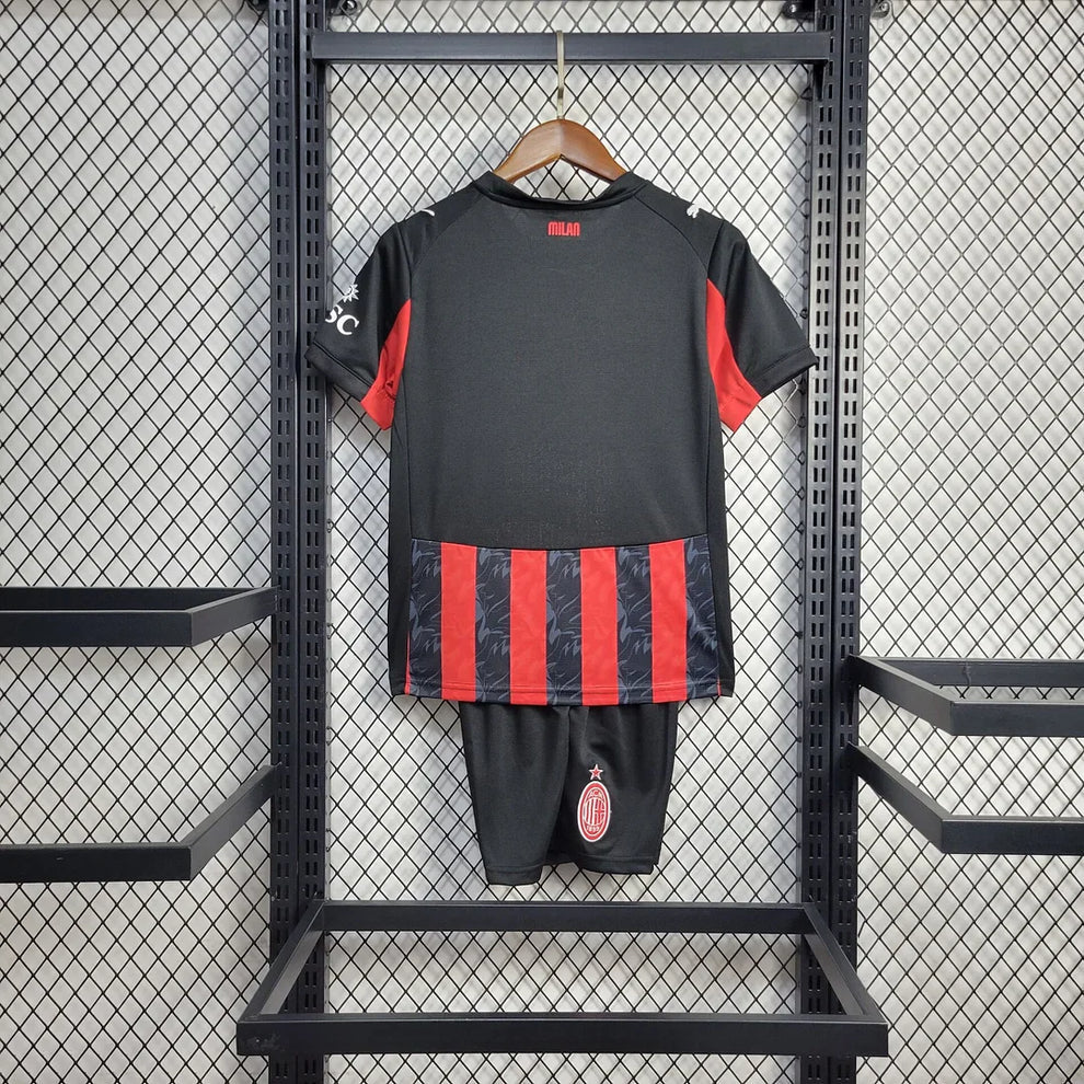 Ac Milan Home 2025/26 Kids Size
