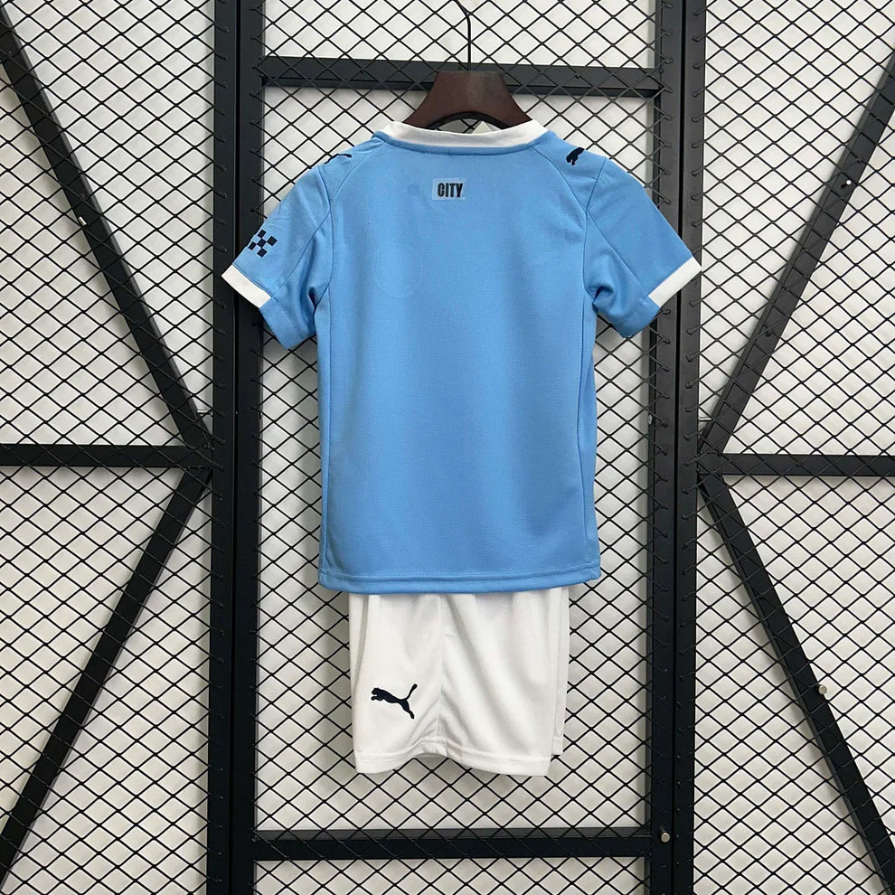 Manchester City Home 2025/26 Kids Size