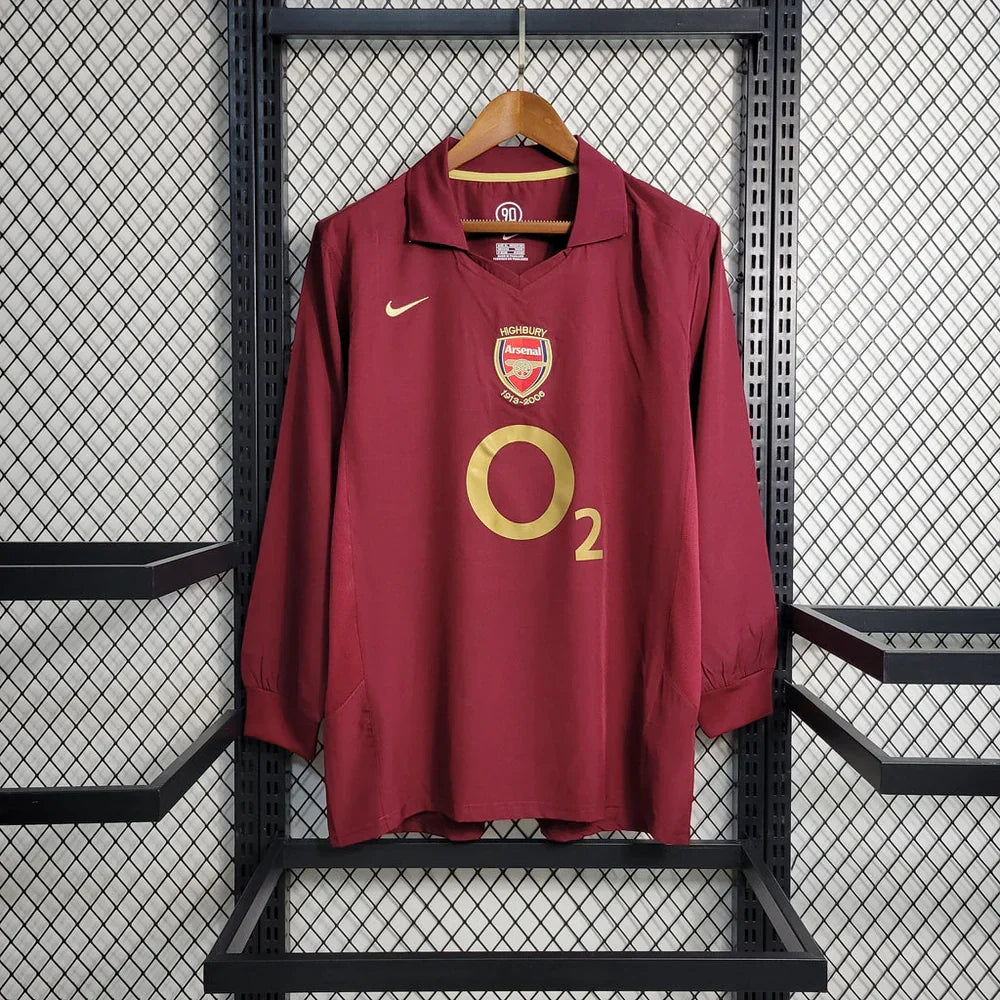 Arsenal Home 2005/06 Long Sleeve