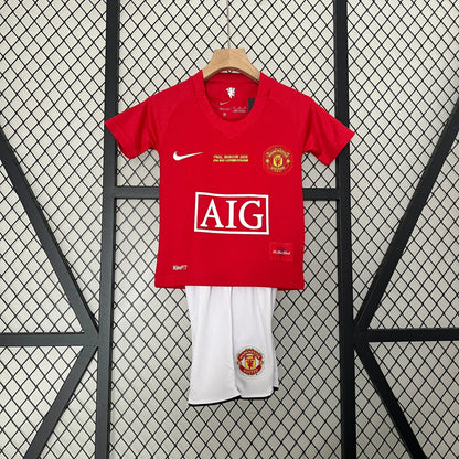 Manchester United Home 2007/08 Kids Size