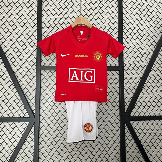 Manchester United Home 2007/08 Kids Size