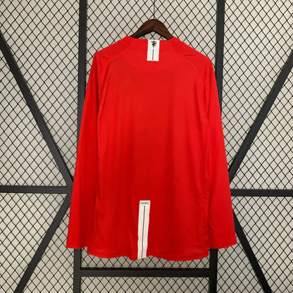 Manchester United Home 2007/08 Long Sleeve