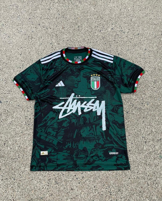 Italy Stussy "Azzuro Era" Limited Jersey