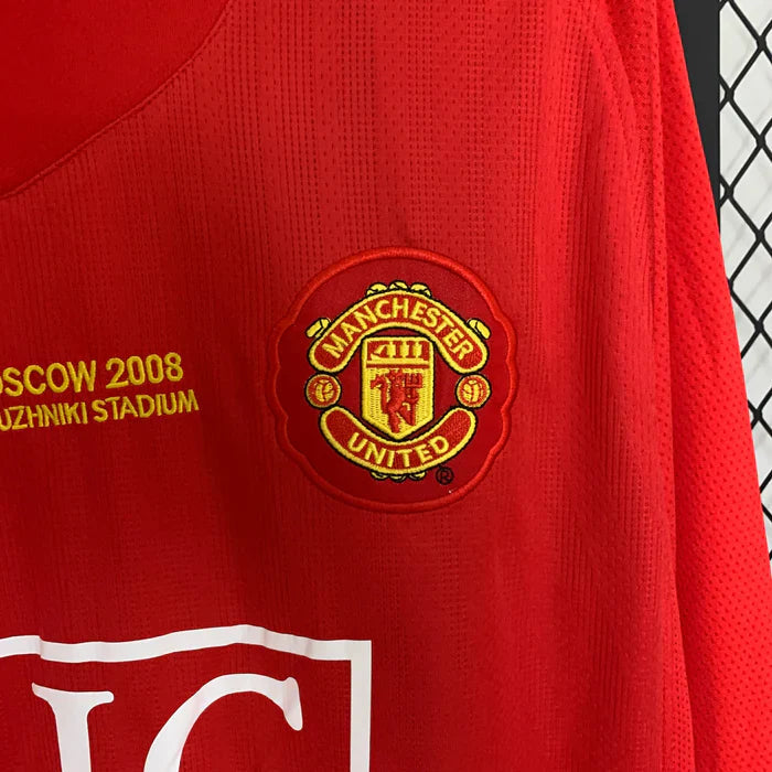 Manchester United Home 2007/08 Long Sleeve
