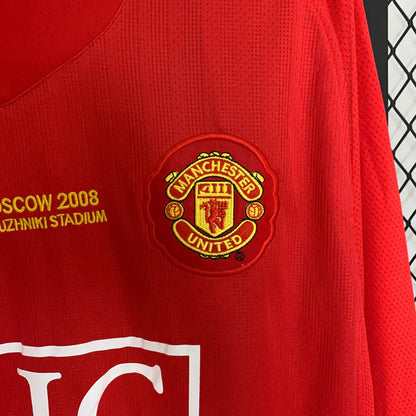 Manchester United Home 2007/08 Long Sleeve