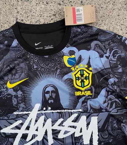 Brazil Stussy "Jesus" Limited Jersey