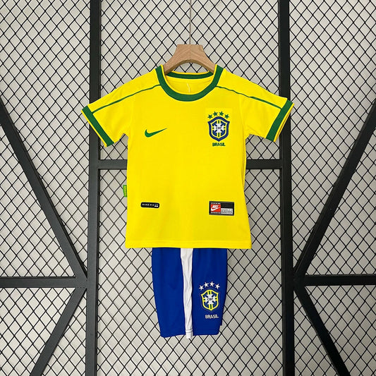 Brazil Home 1998 Kids Size
