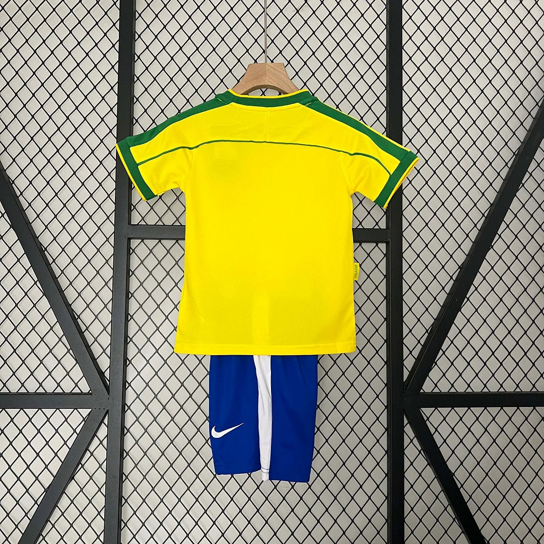 Brazil Home 1998 Kids Size
