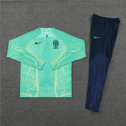 Brazil Green and Dark Blue Tracksuit