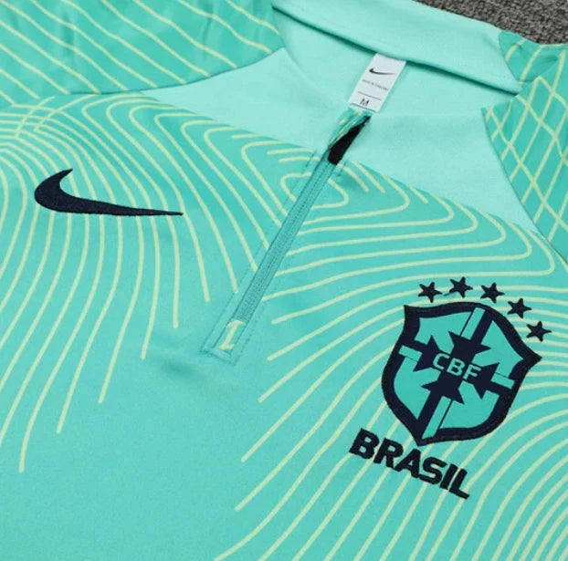 Brazil Green and Dark Blue Tracksuit