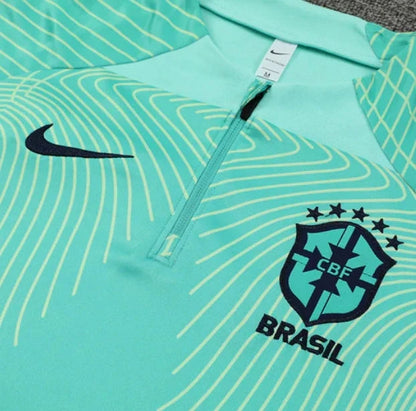 Brazil Green and Dark Blue Tracksuit